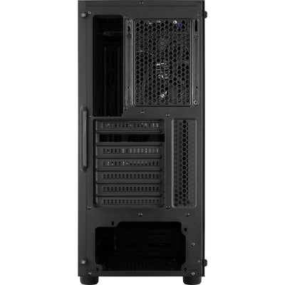 Gabinete Gamer Mid Tower Menace Saturn FRGB Preto AEROCOOL