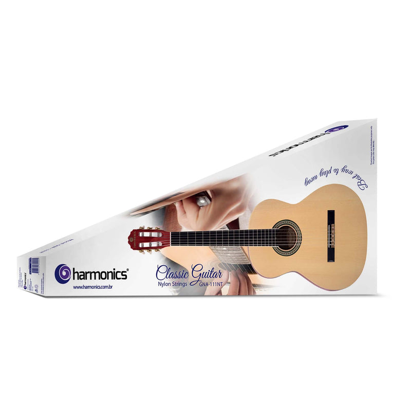 Violão Acústico Clássico Nylon GNA-111 Natural HARMONICS - MagazineInnovar