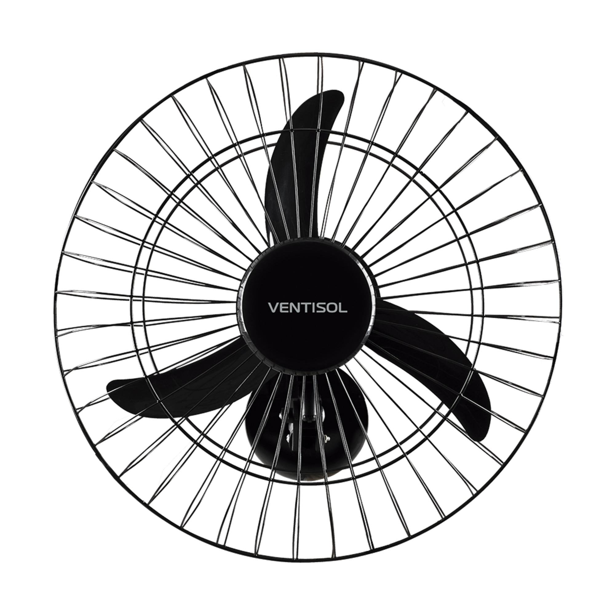 Ventilador de Parede 50cm 220V NEW PREMIUM Preto VENTISOL