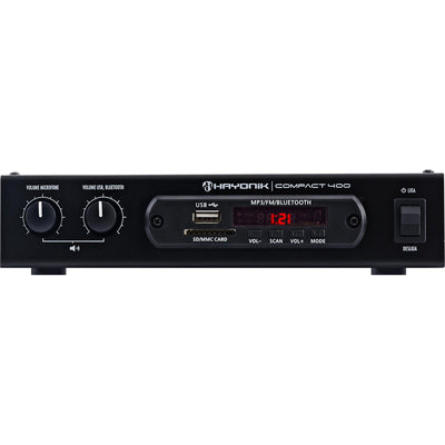 Amplificador 40W RMS com Bluetooth COMPACT 400 HAYONIK - MagazineInnovar