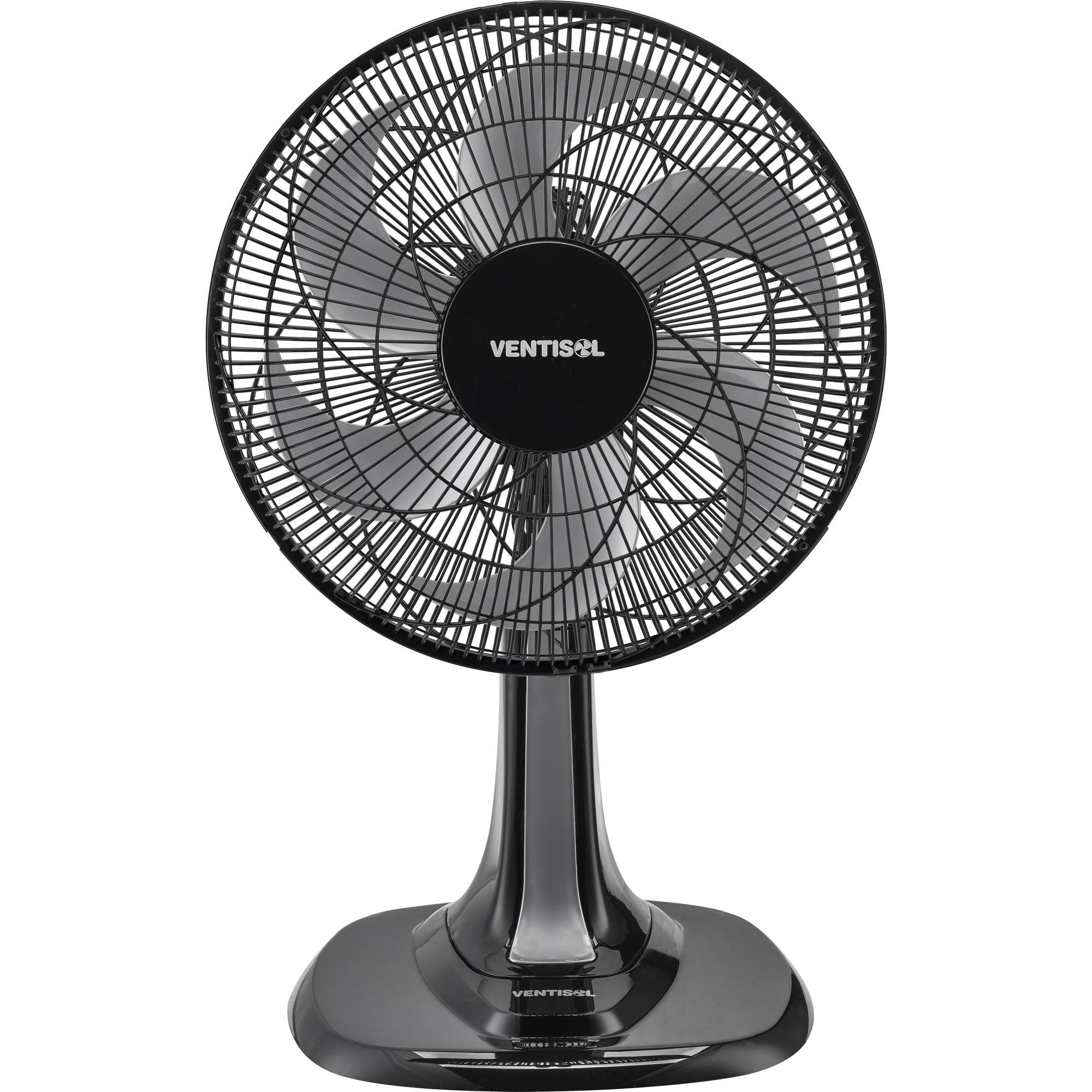 Ventilador de Mesa 30cm com 6 Pás 127V TURBO 6 Preto/Cinza V