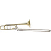 Trombone de Vara Tenor Bb/F HSL-801L Laqueado HARMONICS