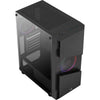 Gabinete Gamer Mid Tower Menace Saturn FRGB Preto AEROCOOL