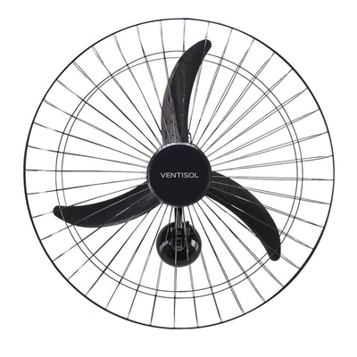 Ventilador de Parede 60cm 127V NEW PREMIUM Preto VENTISOL