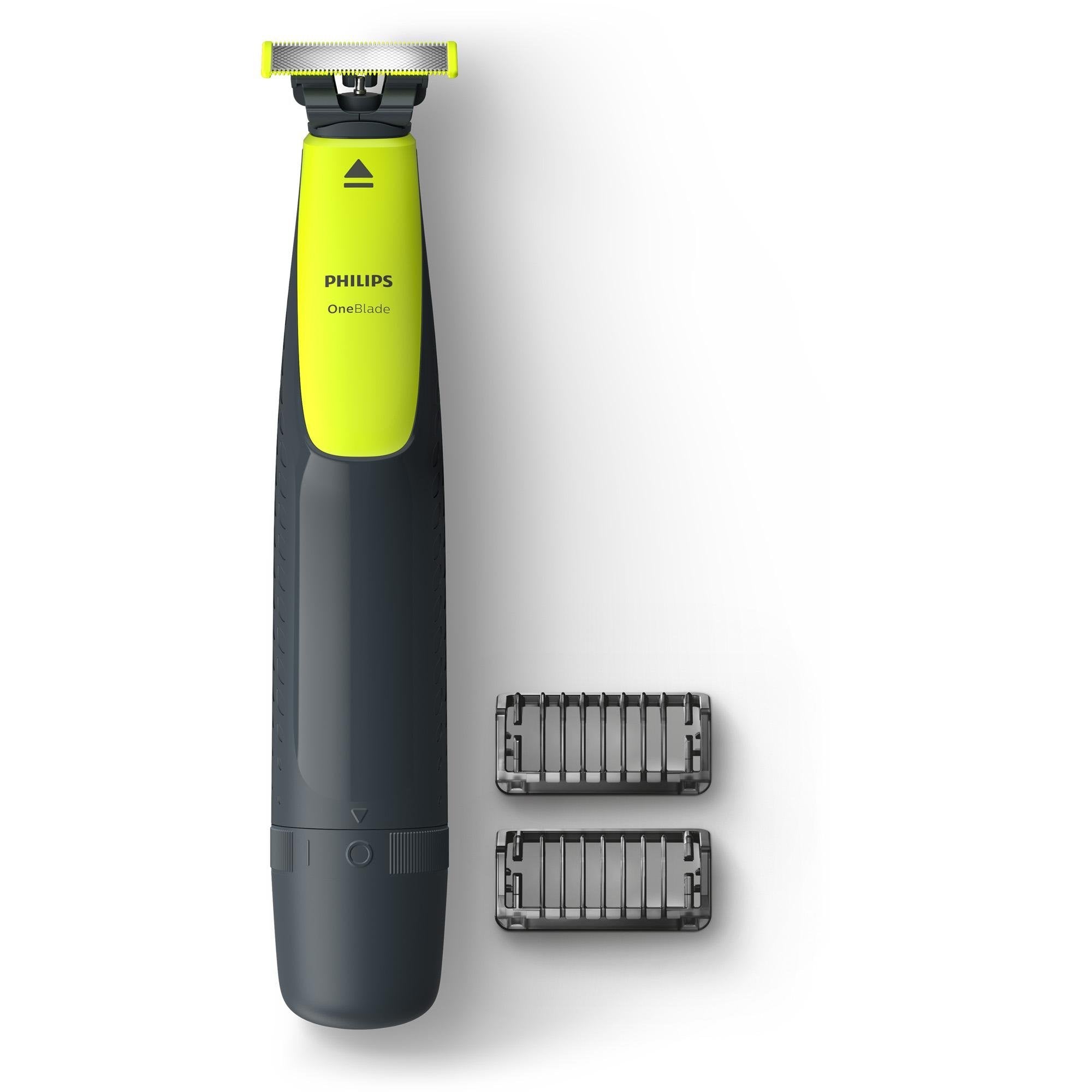 Aparador de Pêlos Bivolt OneBlade QP2510/10 Cinza/Verde PHIL