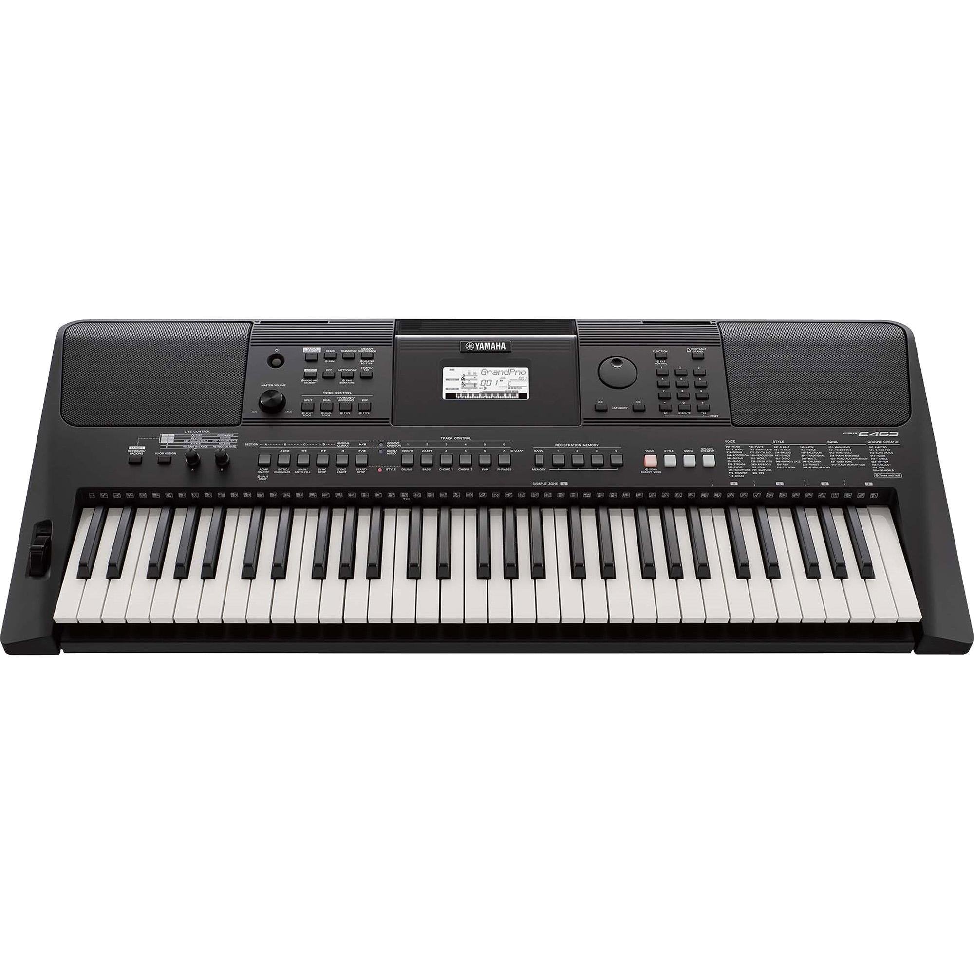 Teclado Arranjador PSR-E463 Preto YAMAHA