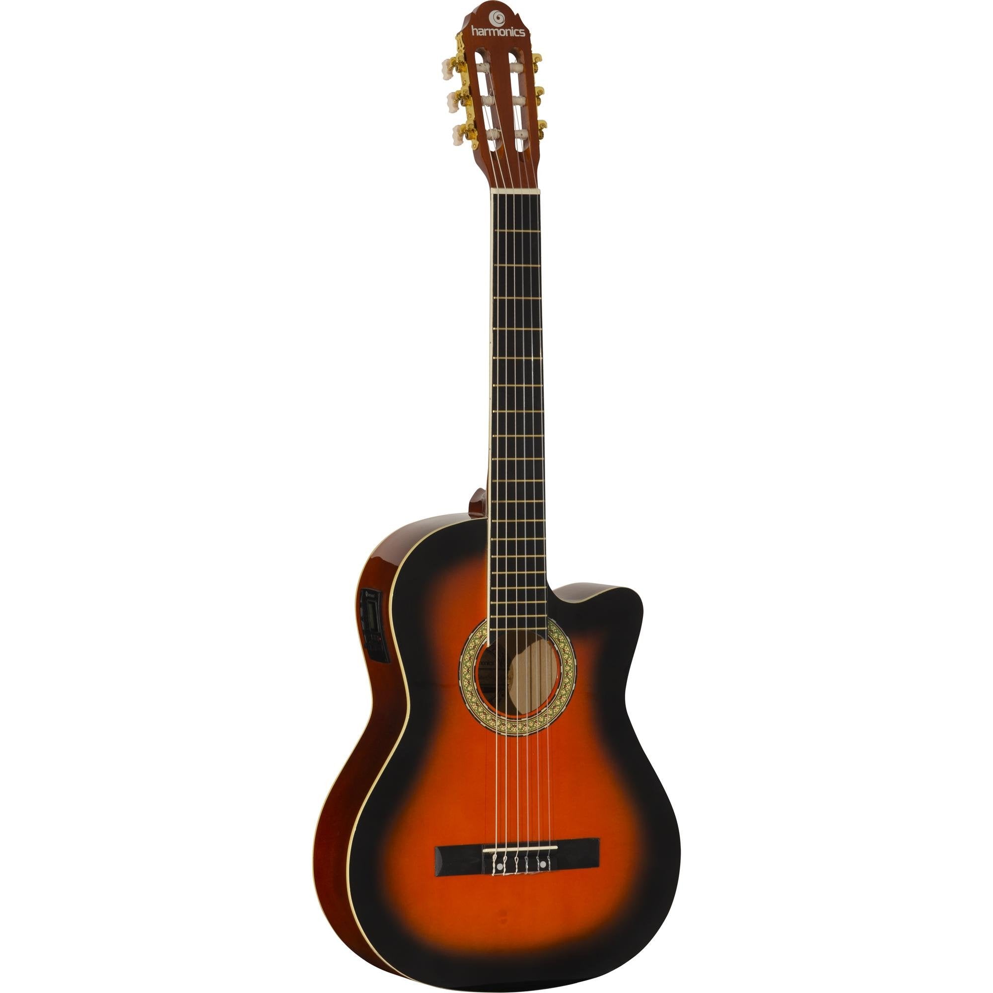 Violão Eletroacústico Nylon GE-20 Sunburst HARMONICS - MagazineInnovar