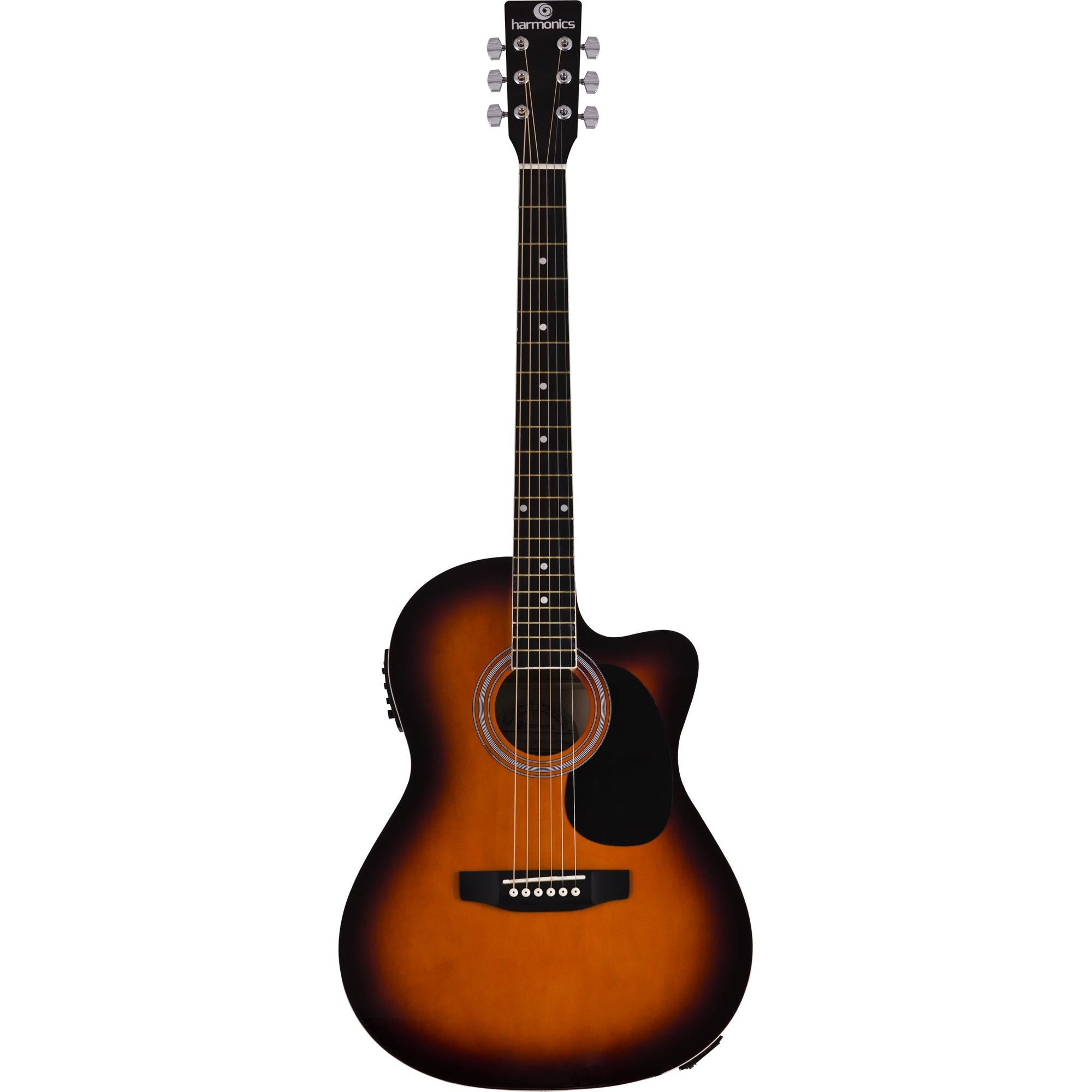 Violão Eletroacústico Aço GE-21 Sunburst HARMONICS