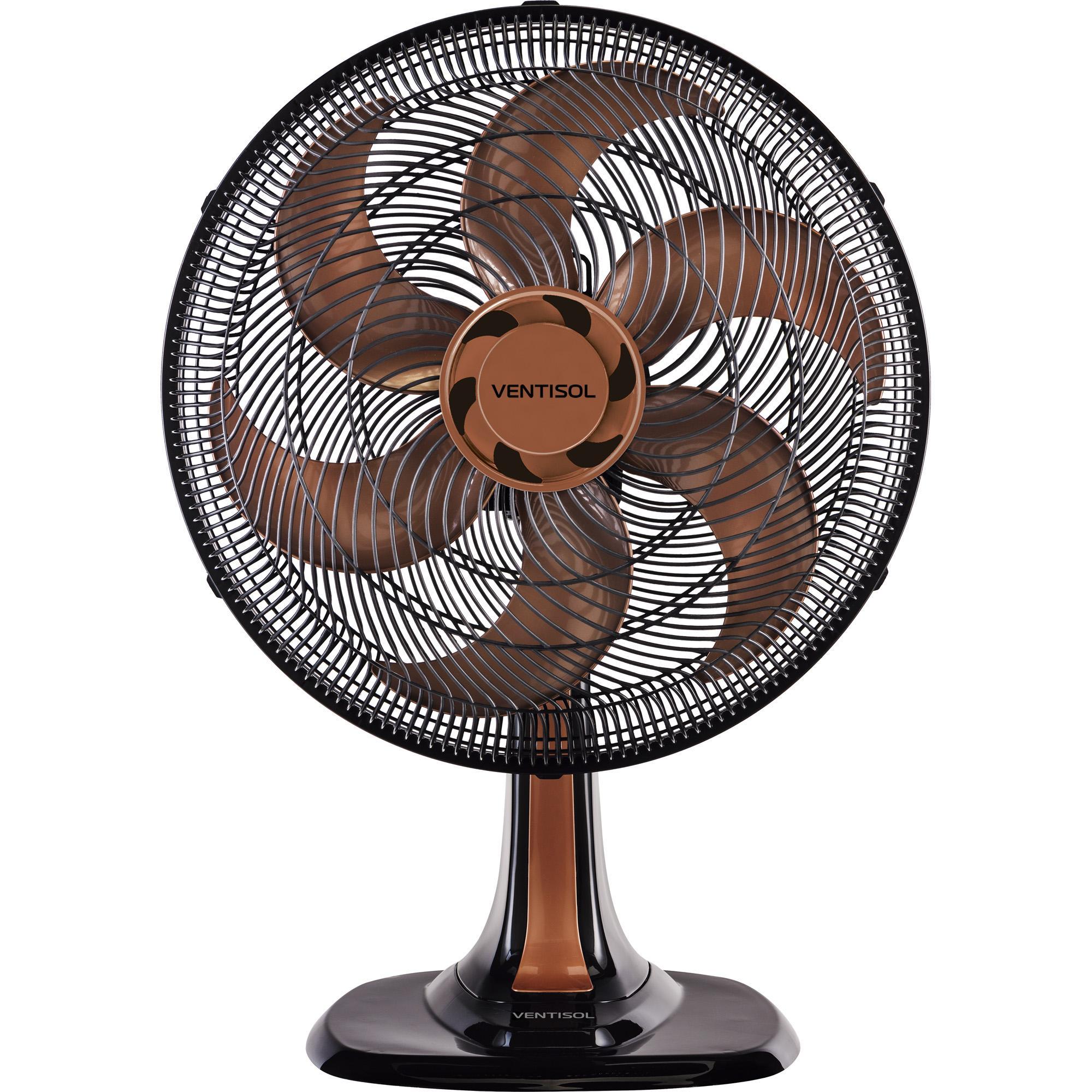 Ventilador de Mesa 40CM 127V TURBO6 Bronze VENTISOL