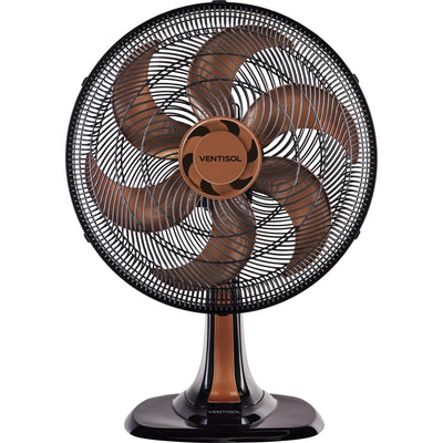 Ventilador de Mesa 40CM 127V TURBO6 Bronze VENTISOL - MagazineInnovar