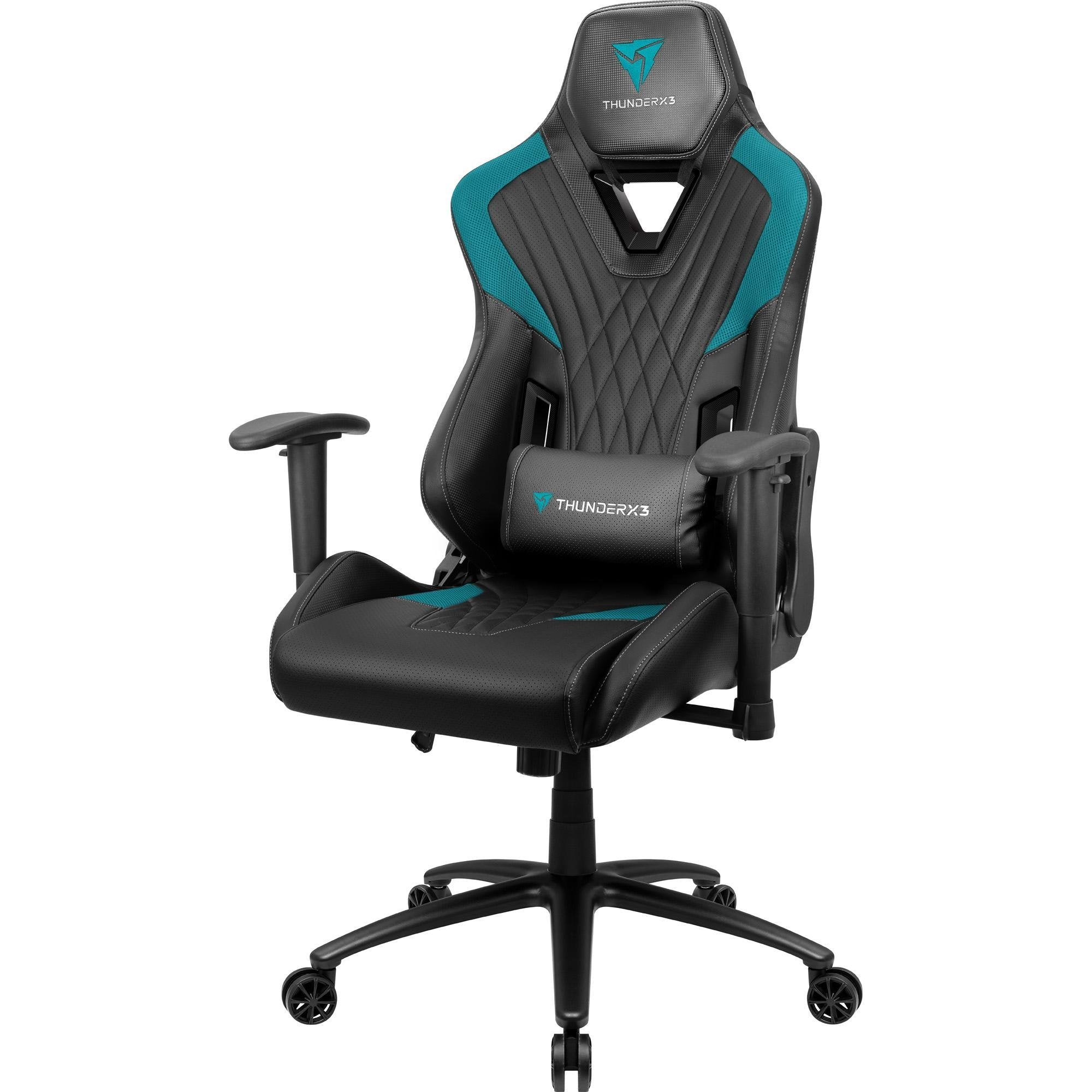 Cadeira Gamer DC3 Preta/Ciano THUNDERX3 - MagazineInnovar