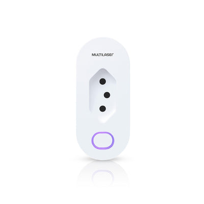 Plug de Tomada Inteligente Wi-Fi SE231 Branco MULTILASER