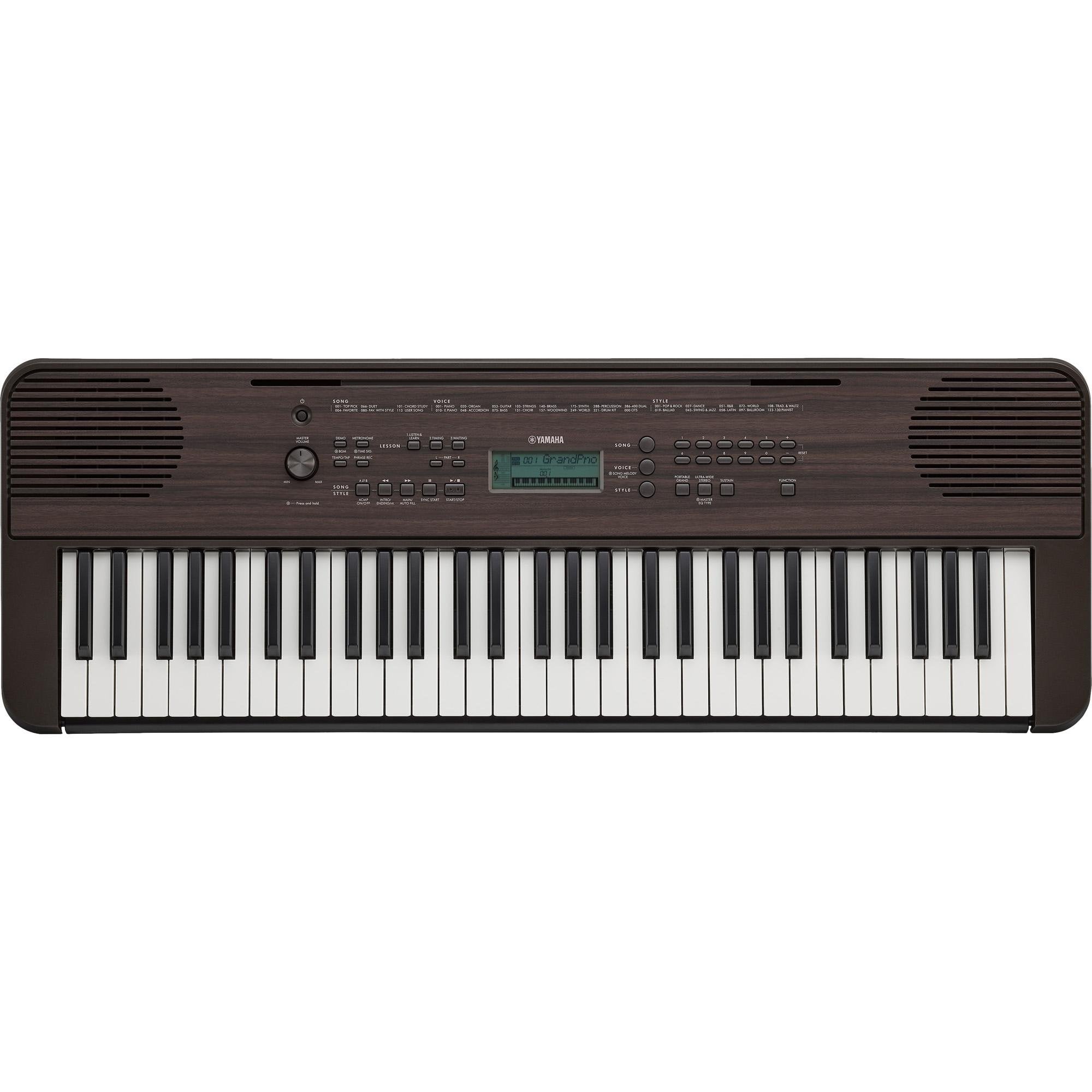 Teclado Arranjador PSR-E360 Dark Walnut YAMAHA