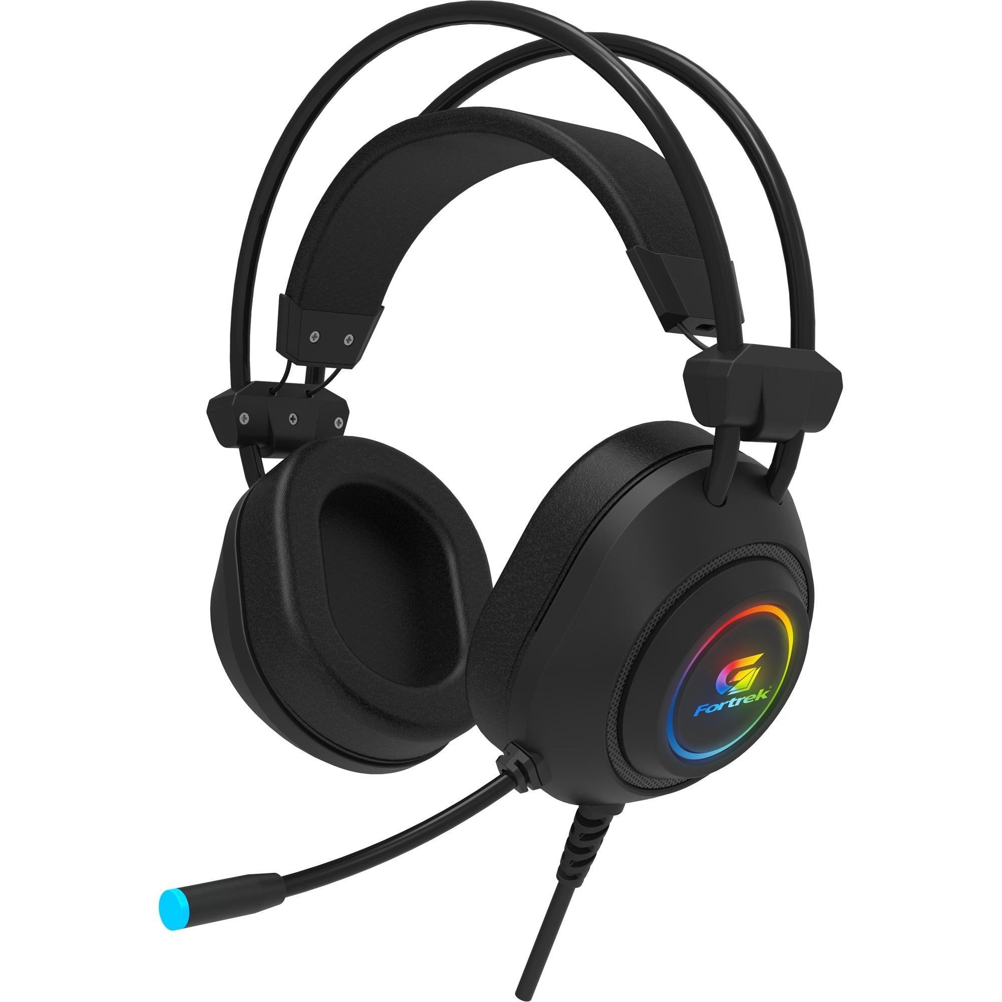 Headset Gamer RGB Crusader Preto FORTREK