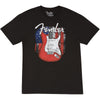 Camiseta Red Strat "M" Preta FENDER