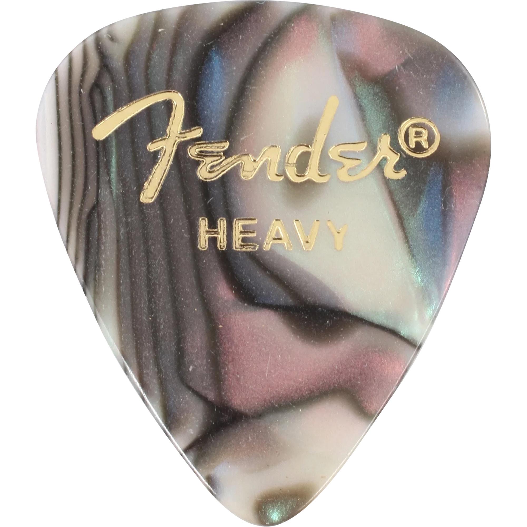 Palheta Celulóide Shape Premium 351 Heavy Abalone FENDER - P