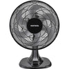 Ventilador de Mesa 40cm com 6 Pás 220V TURBO 6 Preto/Cinza V