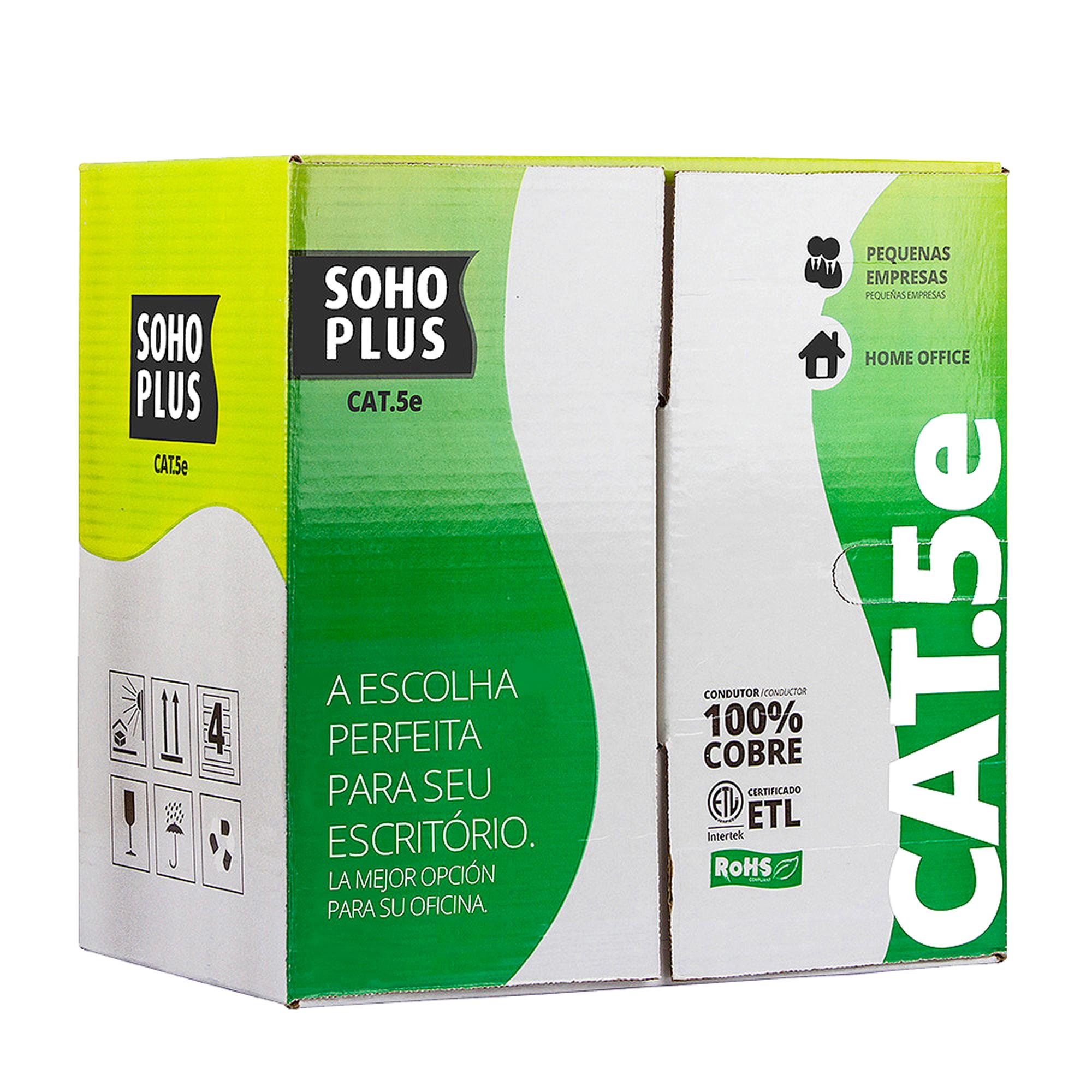 Cabo de Rede Cx 305m CAT5E CMX Azul FURUKAWA SOHOPLUS - RL / - MagazineInnovar