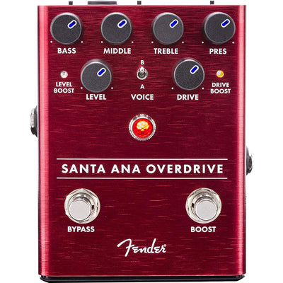 Pedal para Guitarra Santa Ana Overdrive FENDER - MagazineInnovar