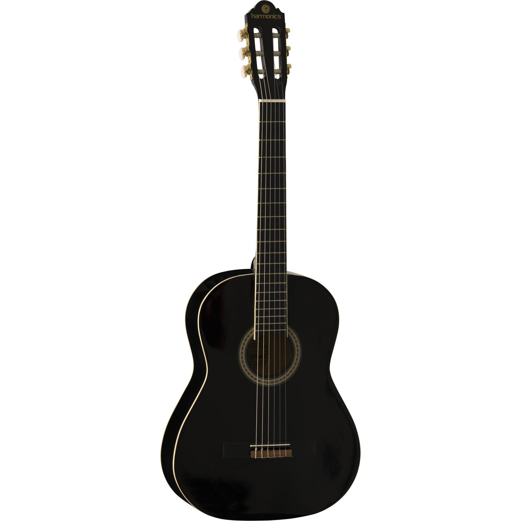 Violão Acústico Clássico Nylon GNA-111 Preto HARMONICS - MagazineInnovar