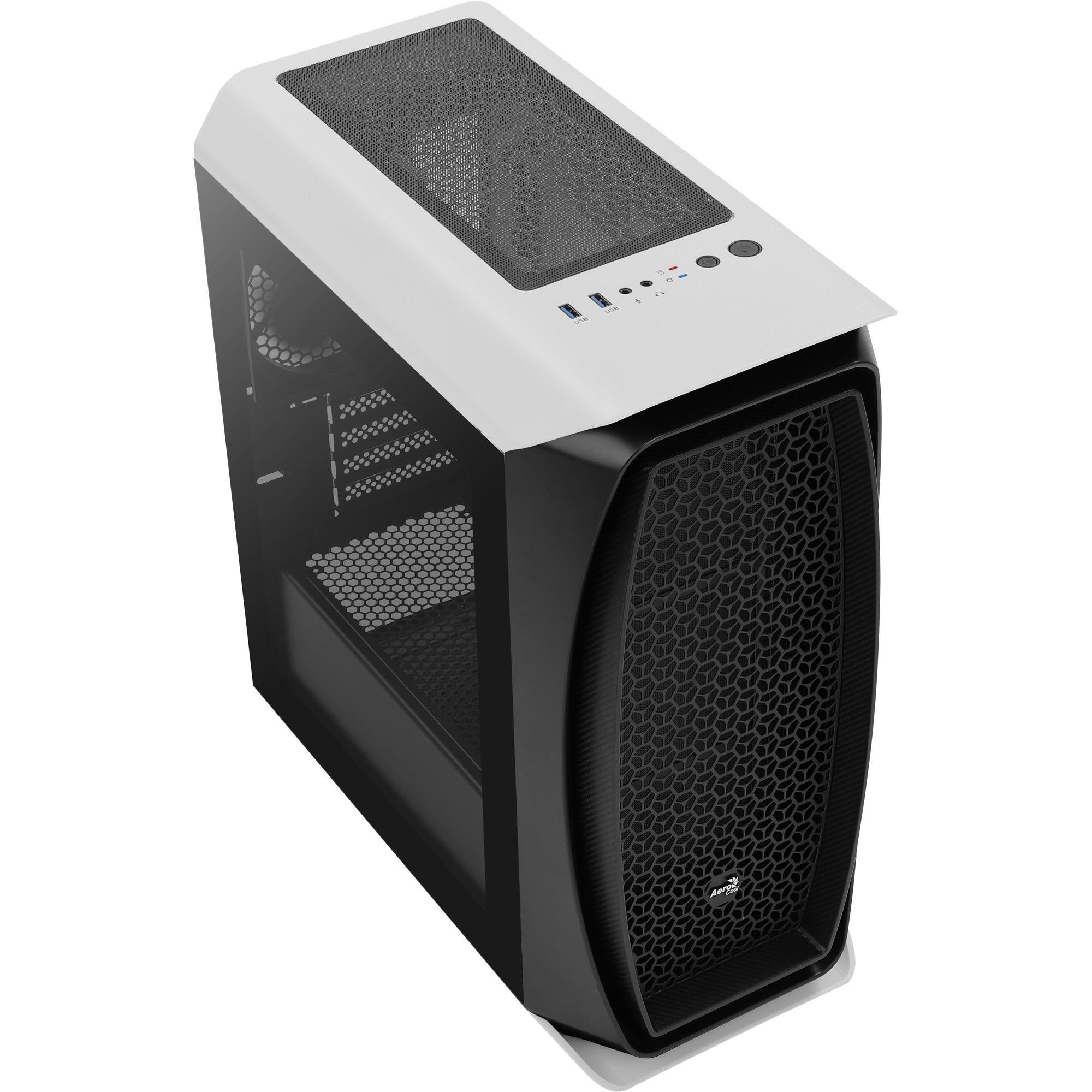 Gabinete Gamer Mini Tower Aero One Mini Branco AEROCOOL