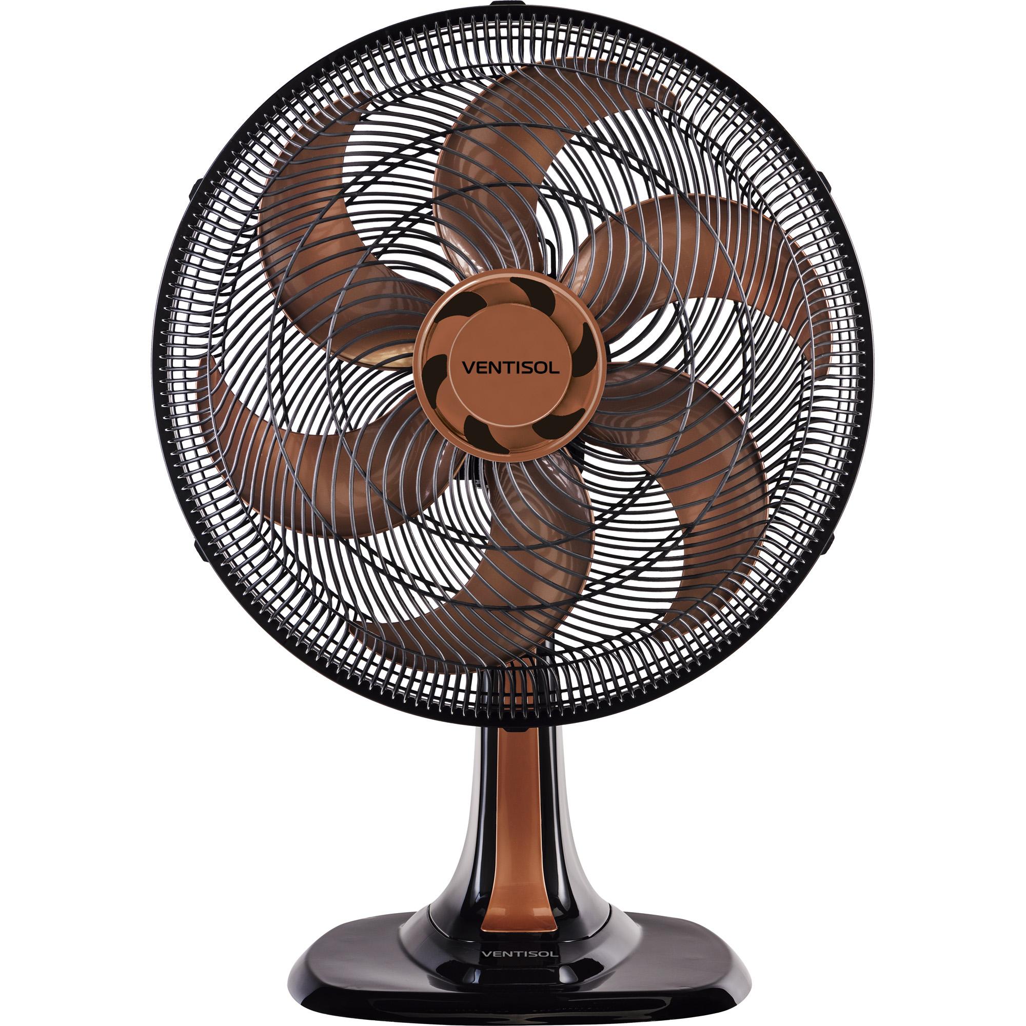 Ventilador de Mesa 40cm 220V TURBO6 Bronze VENTISOL - MagazineInnovar