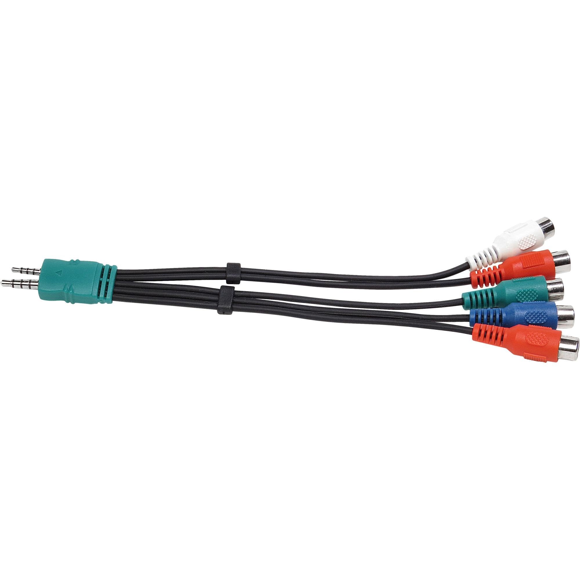 Cabo P2 Macho + P1 Macho Para 5X Jack RCA, 0,2M STORM - PCT - MagazineInnovar