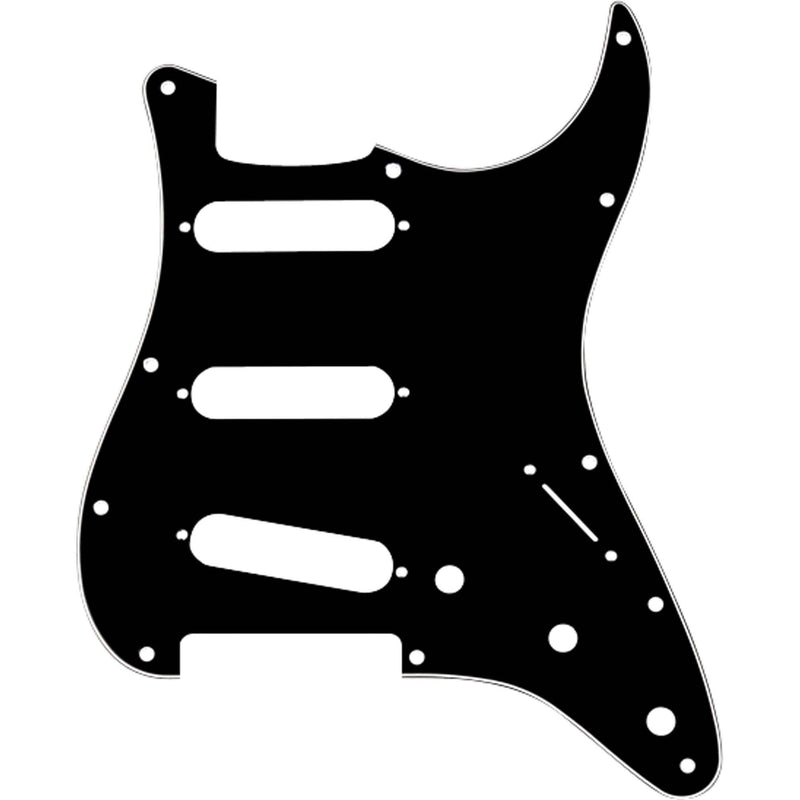 Escudo para Guitarra Stratocaster SSS Preto FENDER - MagazineInnovar