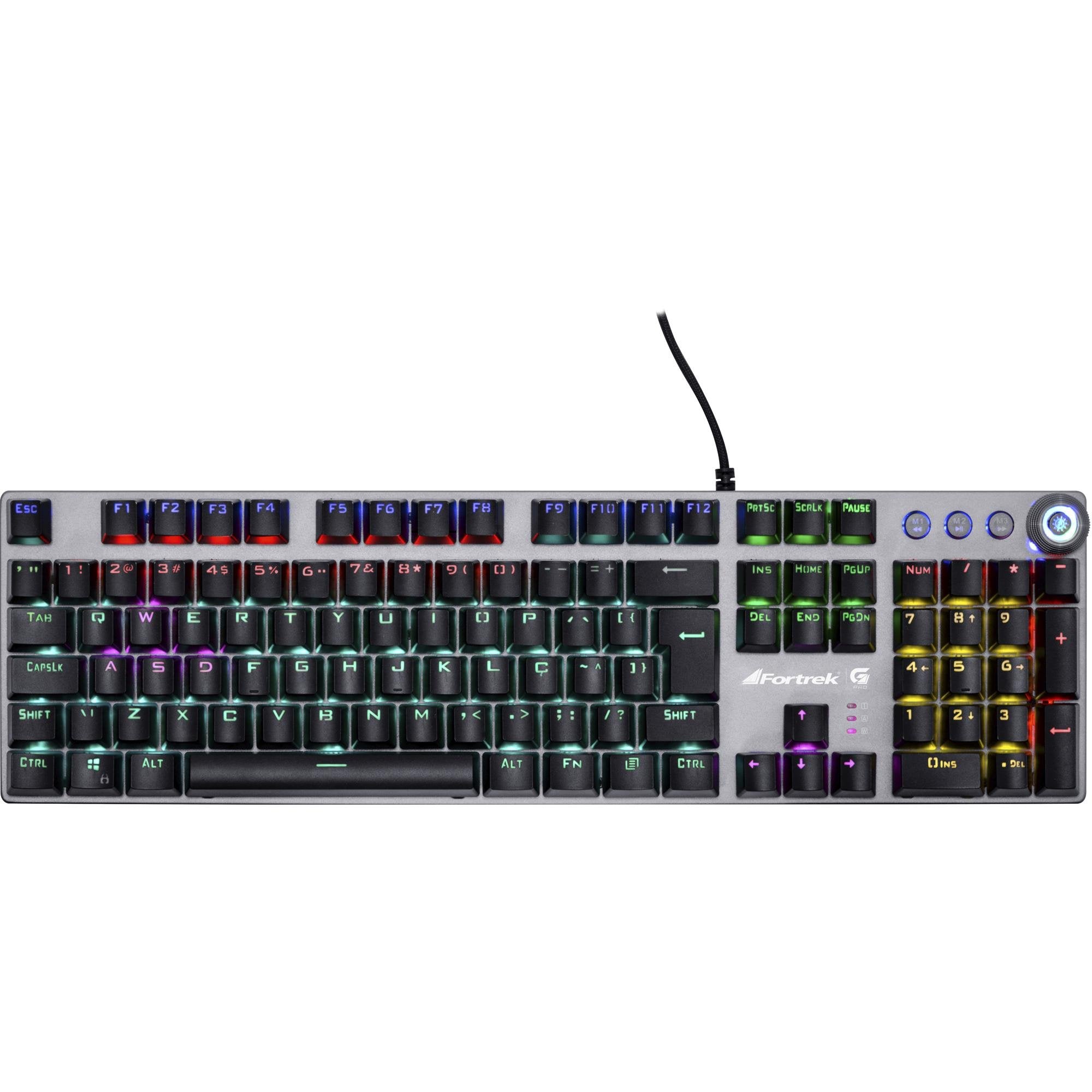 Teclado Mecânico Gamer PRO K7 Rainbow Fortrek - MagazineInnovar