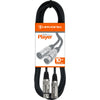 Cabo para Microfone XLR(F) X XLR(M) 10m PLAYER Preto HAYONIK - MagazineInnovar