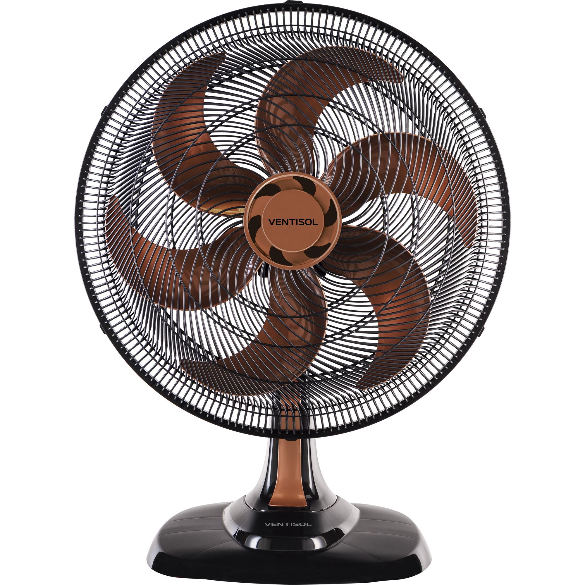 Ventilador de Mesa 50cm 127V TURBO6 Bronze VENTISOL - MagazineInnovar