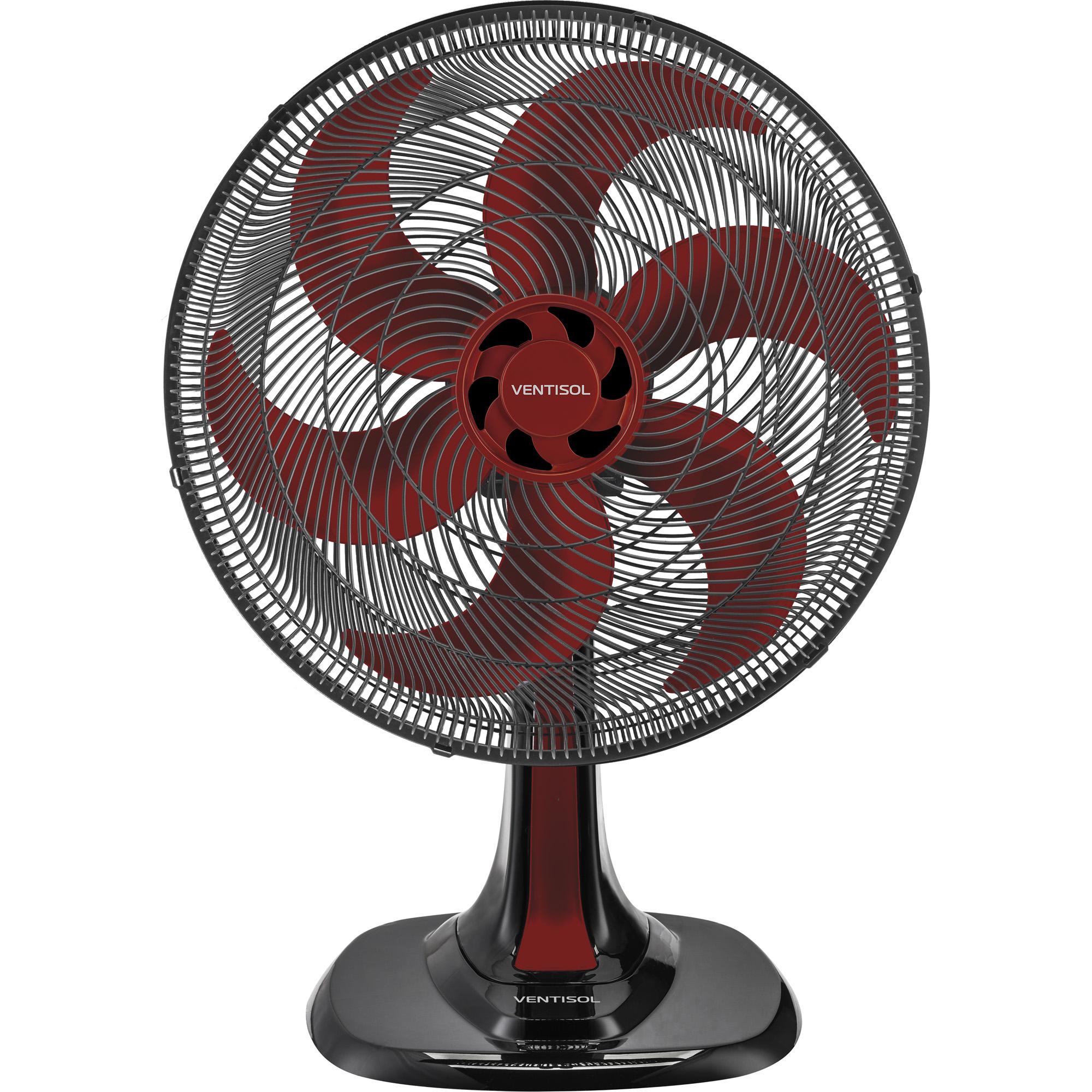 Ventilador de Mesa 40cm 220V TURBO6 Vermelho VENTISOL