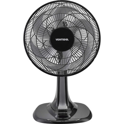 Ventilador de Mesa 30cm com 6 Pás 220V TURBO 6 Preto/Cinza V