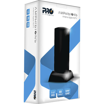 Antena Digital HDTV AMPHIBIONS PROHD2000A Preto PROELETRONIC - MagazineInnovar