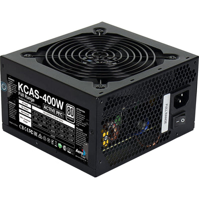 Fonte ATX KCAS 400W Full Range 80 Plus White PFC Ativo AEROC