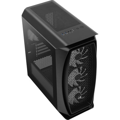 Gabinete Gamer Mini Tower Aero One Mini Frost Preto AEROCOOL - MagazineInnovar