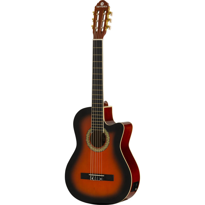 Violão Eletroacústico Nylon GE-20 Sunburst HARMONICS