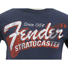 Camiseta SINCE 1954 STRAT M Azul FENDER