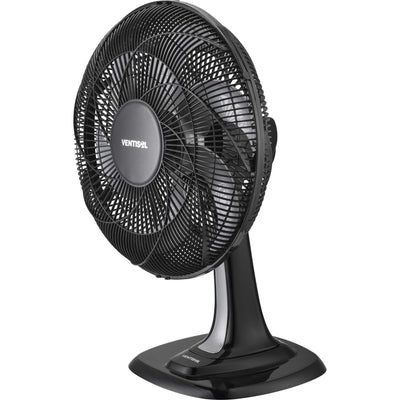 Ventilador de Mesa 40cm com 6 Pás 220V TURBO 6 Preto/Cinza V