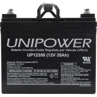 Bateria Selada UP12350 12V/35A UNIPOWER - MagazineInnovar