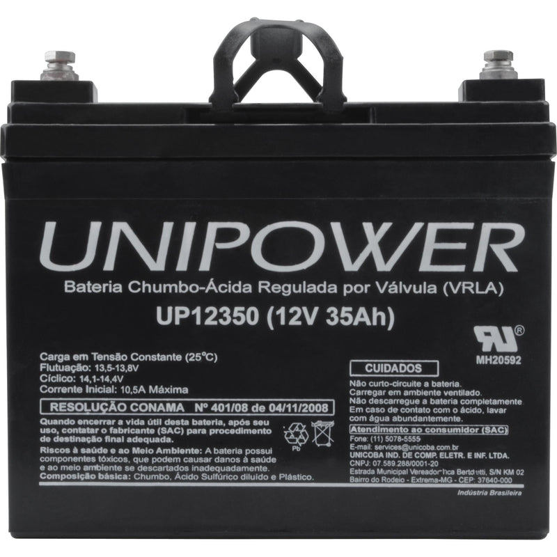 Bateria Selada UP12350 12V/35A UNIPOWER - MagazineInnovar