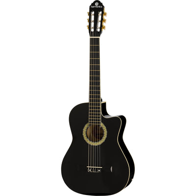 Violão Eletroacústico Nylon GE-20 Preto HARMONICS - MagazineInnovar