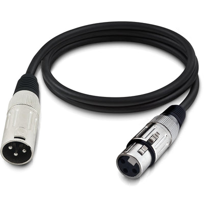 Cabo para Microfone XLR(F) X XLR(M) 10m PLAYER Preto HAYONIK - MagazineInnovar