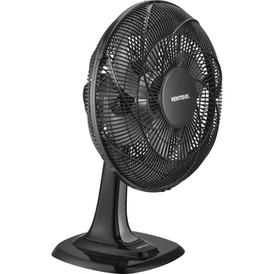 Ventilador de Mesa 40cm com 6 Pás 220V TURBO 6 Preto/Cinza V