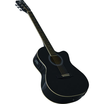 Violão Eletroacústico Aço GE-21 Preto HARMONICS - MagazineInnovar