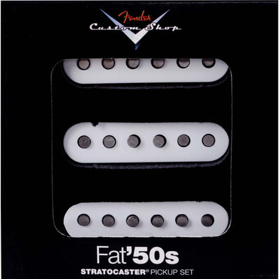 Set de Captadores Para Guitarra FAT '50 STRAT Branco FENDER - MagazineInnovar