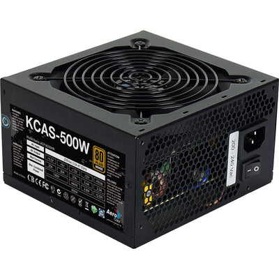 Fonte ATX KCAS 500W 80 Plus Bronze PFC Ativo AEROCOOL