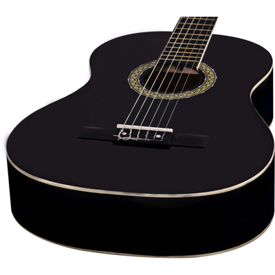 Violão Acústico Clássico Nylon GC-10BK Preto HARMONICS - MagazineInnovar