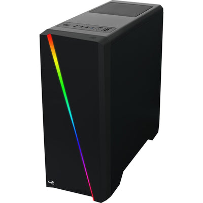 Gabinete MID Tower RGB Cylon Preto AEROCOOL