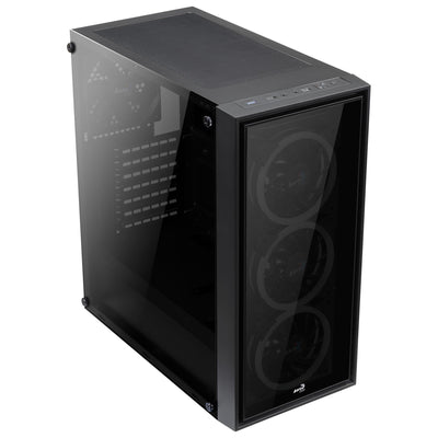 Gabinete Gamer Mid Tower Quartz Revo RGB Preto AEROCOOL - MagazineInnovar